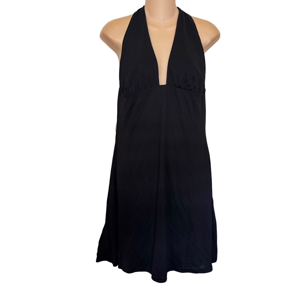 Princess Polly Women's‎ Halter Mini Dress 12 NWT Black Cocktail